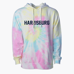 Harrisburg Arkansas Classic Block Premium Tie-Dye Hoodie