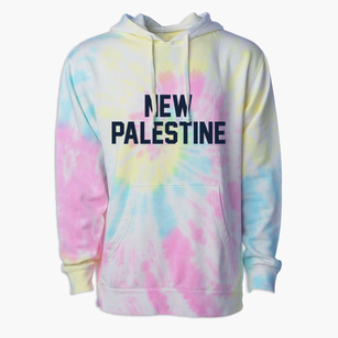 New Palestine Indiana Classic Block Premium Tie-Dye Hoodie