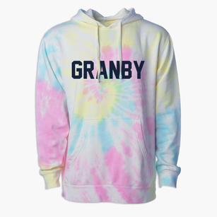 Granby Missouri Classic Block Premium Tie-Dye Hoodie