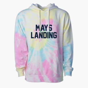 Mays Landing New Jersey Classic Block Premium Tie-Dye Hoodie