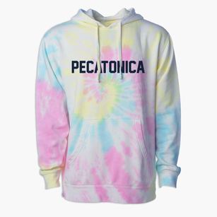 Pecatonica Illinois Classic Block Premium Tie-Dye Hoodie