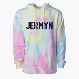 Jermyn Pennsylvania Classic Block Premium Tie-Dye Hoodie