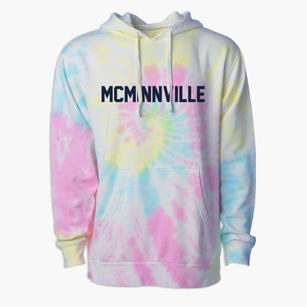 Mcminnville Oregon Classic Block Premium Tie-Dye Hoodie