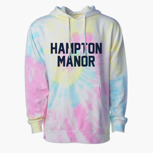 Hampton Manor New York Classic Block Premium Tie-Dye Hoodie