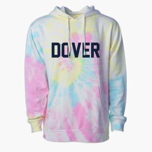 Dover New Hampshire Classic Block Premium Tie-Dye Hoodie