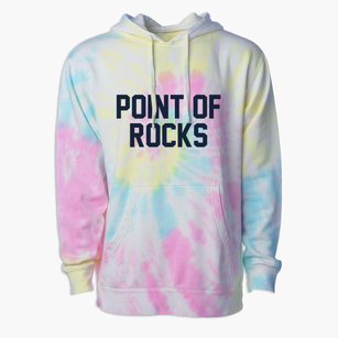Point Of Rocks Maryland Classic Block Premium Tie-Dye Hoodie