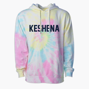 Keshena Wisconsin Classic Block Premium Tie-Dye Hoodie