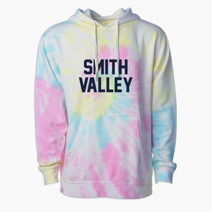 Smith Valley Nevada Classic Block Premium Tie-Dye Hoodie