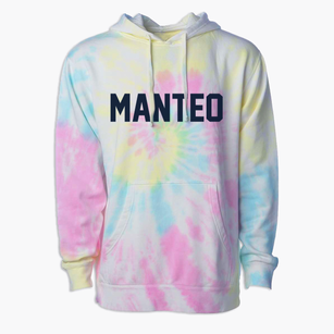 Manteo North Carolina Classic Block Premium Tie-Dye Hoodie