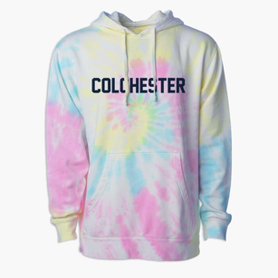 Colchester Illinois Classic Block Premium Tie-Dye Hoodie