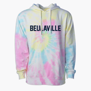 Beulaville North Carolina Classic Block Premium Tie-Dye Hoodie