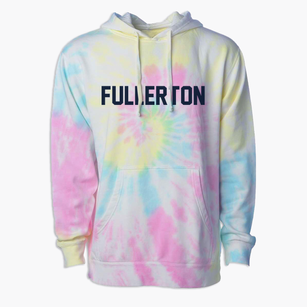 Fullerton Nebraska Classic Block Premium Tie-Dye Hoodie