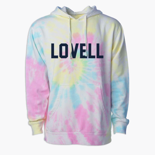 Lovell Maine Classic Block Premium Tie-Dye Hoodie