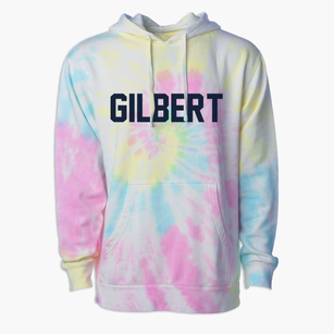 Gilbert Iowa Classic Block Premium Tie-Dye Hoodie