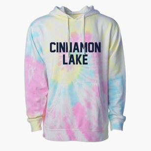 Cinnamon Lake Ohio Classic Block Premium Tie-Dye Hoodie