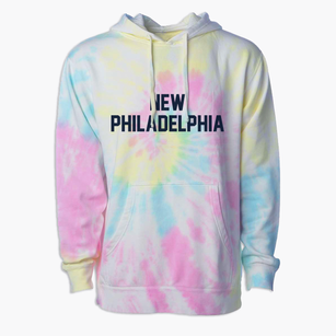 New Philadelphia Pennsylvania Classic Block Premium Tie-Dye Hoodie