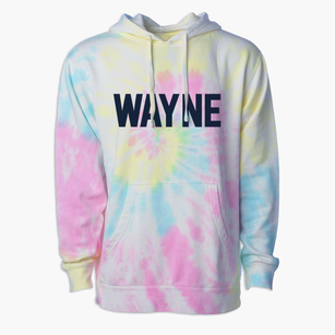 Wayne New York Classic Block Premium Tie-Dye Hoodie