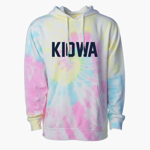 Kiowa Kansas Classic Block Premium Tie-Dye Hoodie