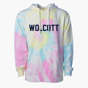 Wolcott Indiana Classic Block Premium Tie-Dye Hoodie
