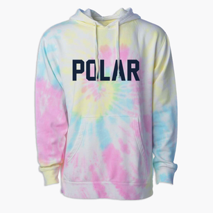 Polar Wisconsin Classic Block Premium Tie-Dye Hoodie