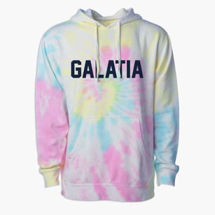 Galatia Illinois Classic Block Premium Tie-Dye Hoodie