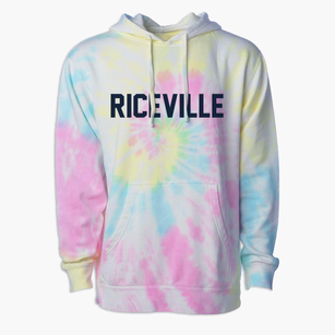 Riceville Tennessee Classic Block Premium Tie-Dye Hoodie