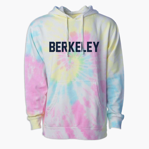 Berkeley California Classic Block Premium Tie-Dye Hoodie