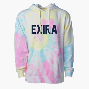 Exira Iowa Classic Block Premium Tie-Dye Hoodie