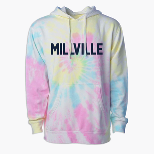 Millville California Classic Block Premium Tie-Dye Hoodie