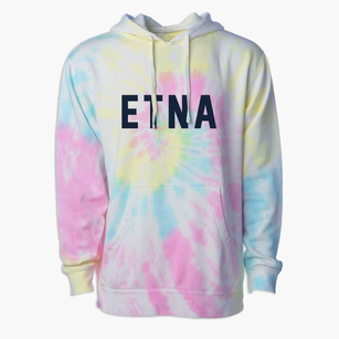 Etna California Classic Block Premium Tie-Dye Hoodie