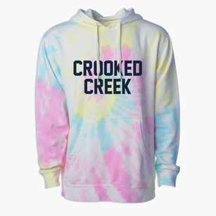 Crooked Creek Georgia Classic Block Premium Tie-Dye Hoodie