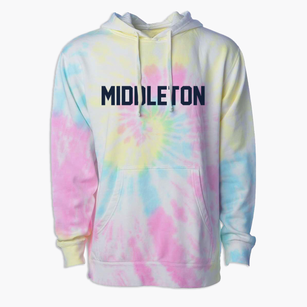 Middleton Tennessee Classic Block Premium Tie-Dye Hoodie