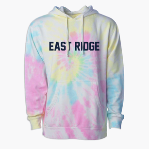 East Ridge Tennessee Classic Block Premium Tie-Dye Hoodie