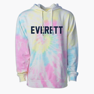 Everett Washington Classic Block Premium Tie-Dye Hoodie