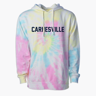 Carnesville Georgia Classic Block Premium Tie-Dye Hoodie
