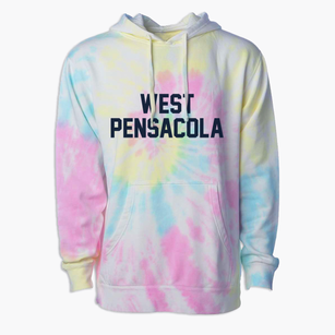 West Pensacola Florida Classic Block Premium Tie-Dye Hoodie