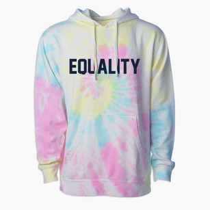 Equality Illinois Classic Block Premium Tie-Dye Hoodie