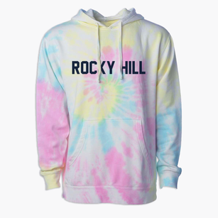 Rocky Hill Connecticut Classic Block Premium Tie-Dye Hoodie
