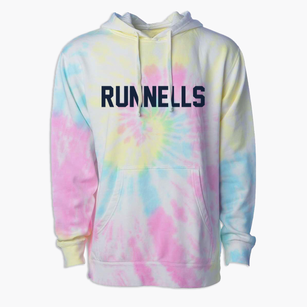 Runnells Iowa Classic Block Premium Tie-Dye Hoodie