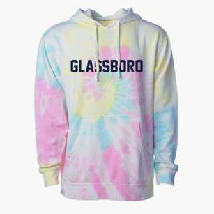 Glassboro New Jersey Classic Block Premium Tie-Dye Hoodie