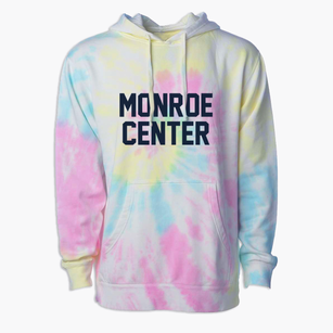 Monroe Center Illinois Classic Block Premium Tie-Dye Hoodie