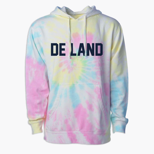 De Land Illinois Classic Block Premium Tie-Dye Hoodie