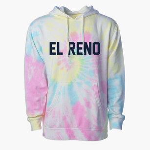 El Reno Oklahoma Classic Block Premium Tie-Dye Hoodie