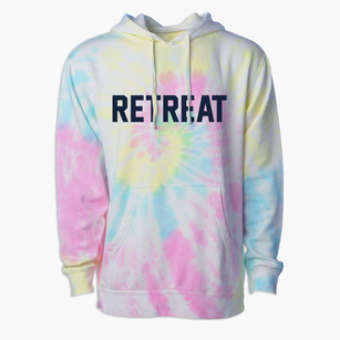 Retreat Texas Classic Block Premium Tie-Dye Hoodie