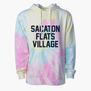 Sacaton Flats Village Arizona Classic Block Premium Tie-Dye Hoodie