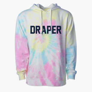 Draper Virginia Classic Block Premium Tie-Dye Hoodie