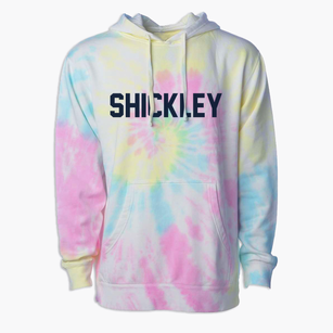 Shickley Nebraska Classic Block Premium Tie-Dye Hoodie