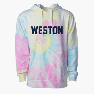 Weston Nebraska Classic Block Premium Tie-Dye Hoodie