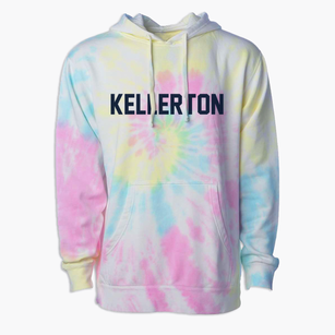 Kellerton Iowa Classic Block Premium Tie-Dye Hoodie