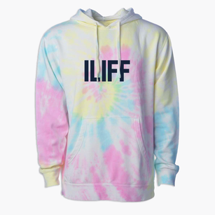 Iliff Colorado Classic Block Premium Tie-Dye Hoodie